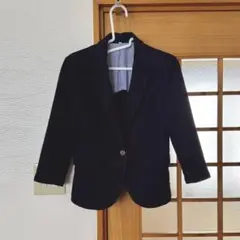 無印良品　ネイビー テーラードジャケット Sサイズ