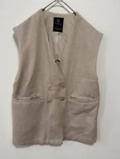 w closet ダブルクローゼット ダブルボタンベスト ジレ Fサイズ