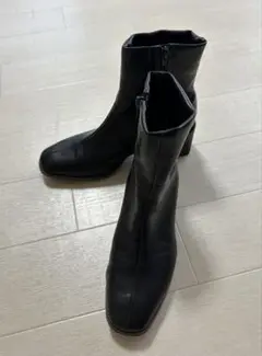 【ITS′DEMO】ストレッチブーツ　黒　サイズL(24cm)