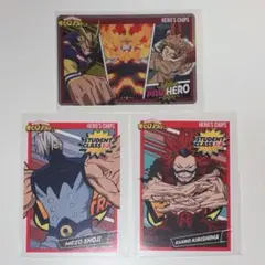 ヒロアカ　ヒーローズチップス カード　レア