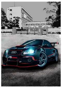 Audi TT RS アート A4サイズ 高画質