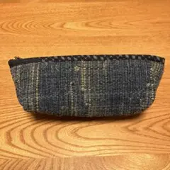 【未使用】ペンケース　裂織　作家　ハンドメイド　日本製