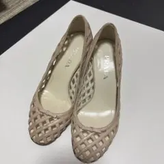 PRADA プラダ 編み込み パンプス ベージュのサムネイル