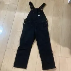 Lee ブラックオーバーオール