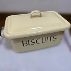 ホーロー製 BISCUITS ビスケット缶のサムネイル