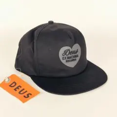 【未使用】DEUS デウス ハートロゴキャップ 黒