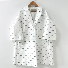 美品 24SS ユナイテッドアローズ カットジャカード コート ジャケット 未使用】24SS ユナイテッドアローズ カットジャカード コート