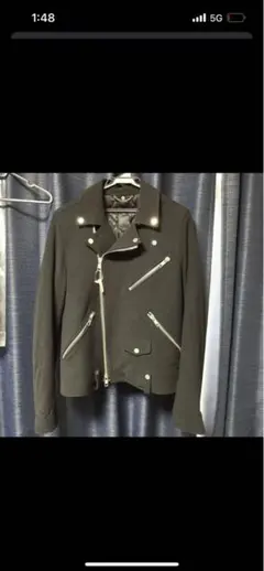 ガラアーベント GalaabenD アーミーツイルダブルライダースジャケット