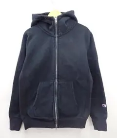 3948 ナノユニバース 別注 Champion 3連刺繍 パーカー