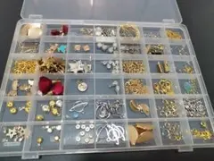 アクセサリー製作材料セット　収納ケース付き