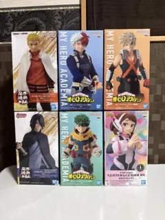 呪術廻戦 NARUTO ヒロアカ 最新フィギュア 6体セット まとめ売り