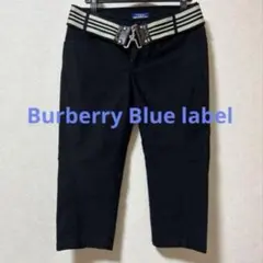 【新品】バーバリーブルーレーベル クロップドパンツ ベルト付きのサムネイル