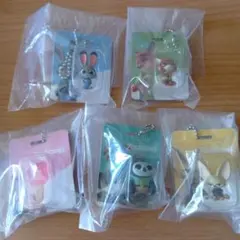 新品　ズートピア ブリスターチャームコレクション 5個セット　カプセルトイ