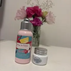 ロクシタンボディミルク&薬用美白クリームセット