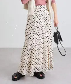 COLONY2139 フレアスカート 水玉 ダルメシアン ドット