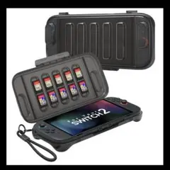 ⭐️新品⭐️ 《即購入OK》　Switch2保護カバー　半透明　ブラック　収納