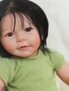 [ 新品 ] 黒髪リボーンドール