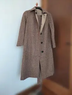 アクアスキュータム　ステンカラーコート リバーシブル