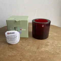 イッタラ　マリメッコ　kivi クランベリー　キャンドルホルダー　1
