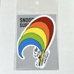 スヌーピーサーフショップステッカー 虹