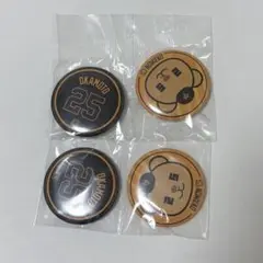 エニマイくじ　ジャイアンツ　オカモン缶バッジ2個セット