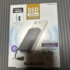 【新品未使用】ELECOM 外付けSSD250GB ESD-EPB0250GBK