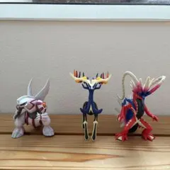 ポケモン モンコレ 伝説3体セット（コライドン・ミライドン・黒い