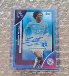 Emmanuel Adebayor 直筆サインカード マンチェスターシティ