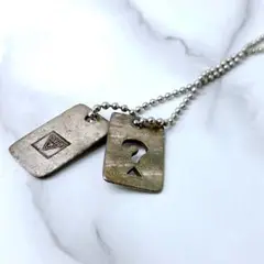 GUESS ゲス　ネックレス　ペンダントトップ　シルバー@