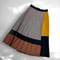 ユナイテッドトウキョウ タグ付未使用 レイヤードプリーツスカート