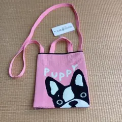 ニットショルダーバッグ HUNDRED　未使用品