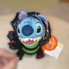 香港ディズニー ハロウィン スティッチ リロイ ぬいぐるみキーチェーン