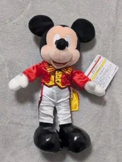 ディズニー ミッキー ぬいぐるみ 赤いジャケット 約30cm