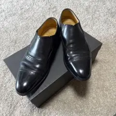 【美品】トレーディングポストのサイドエラスティック　ビジネス25 革靴7サイズ