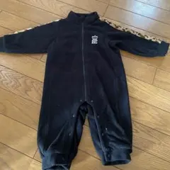 BABYDOLL 黒 レオパード柄ロンパース F