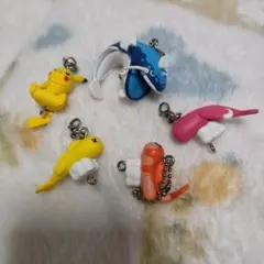 ポケモン つまんでつなげてマスコット 10 シャリタツ ヘイラッシャ ピカチュウ