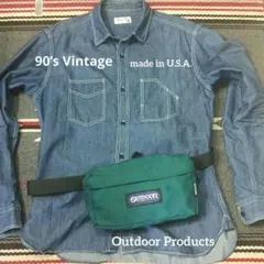 【OUTDOOR PRODUCTS】USA製 ビンテージ ウェストバッグ ポーチ OUTDOOR PRODUCTS】USA製 ビンテージ ウェストバッグ ポーチ - メルカリ