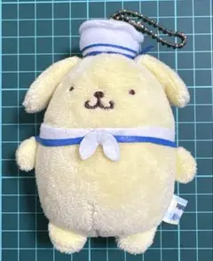 ポムポムプリン - ポムポムプリン　ハート　ポムポムプリンカフェ　ぬいぐるみマスコット ポムポムプリン ポムポムプリンカフェ ぬいぐるみ - メルカリ