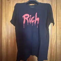 JOYRICH ドリップ風 Tシャツ 黒のサムネイル