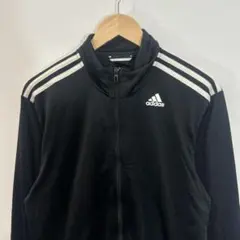 2010's adidas トラックジャケット ジャージ ブラック 3ライン