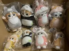 モフサンド 着ぐるみにゃん まとめ売り☆ぬいぐるみ マスコット各4点☆