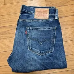 Levi's 511 ダークブルーデニム ダメージ W33 L32 中古美品