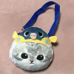 mofusand 海の生き物にゃん ぬいぐるみ パスケースポーチ　フグにゃん