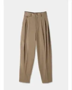 Louren テーパードタックパンツ