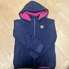 x-girl STAGES ダウンコートフリース　130センチ