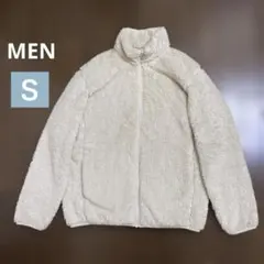 UNIQLO＊ファーリーフリースフルジップジャケット＊MEN S ＊オフホワイト