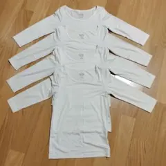 ユニクロ ヒートテック 白 インナー 110サイズ 4枚