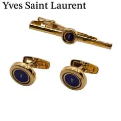 美品 YSL イヴサンローン silver925 カフス ネクタイピン セットのサムネイル