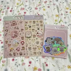 新品 mikko クリアシール ホログラムシール キャミー ムース ラテ スフレ