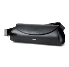 ジルサンダー ショルダーバッグ ブラック 筒型